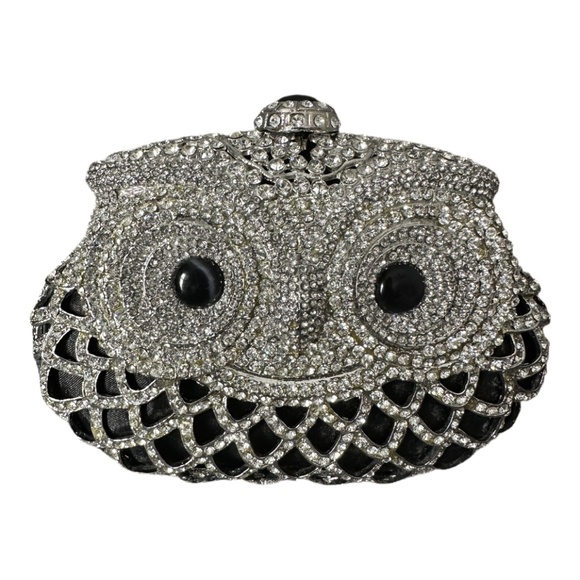 Sasha Handbags - Sasha Jeweled Owl Clutch NWT